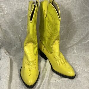 Texas all american made leather cowboy boots